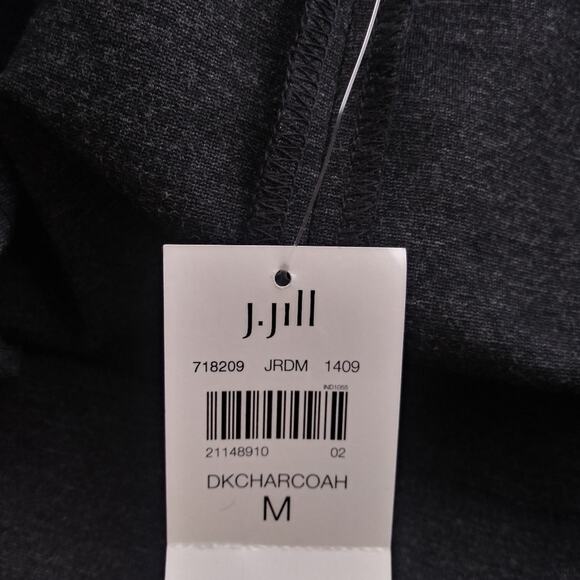 J. Jill Dark Charcoal Heather Ponte Pencil Skirt Size M - Picture 5 of 7